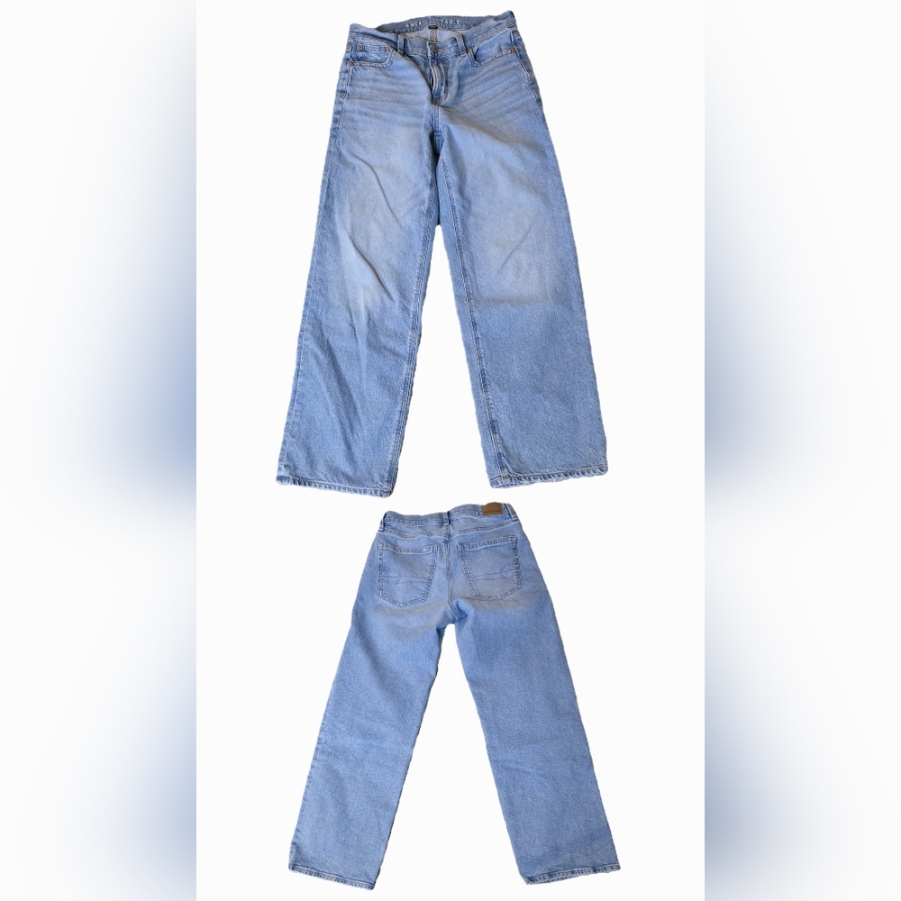 AEO High Rise Strigid Stovepipe Jeans